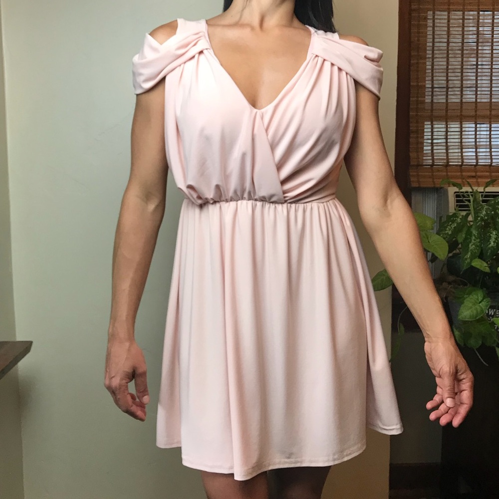 ASOS New criss cross cocktail evening midi dress - Picture 3 of 7